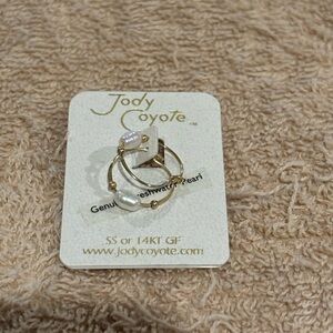 Freshwater Pearl Earrings 14kt Gold filled Jody Coyote earrings